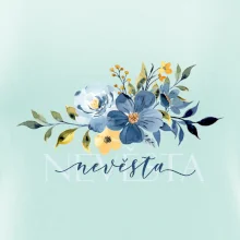 Nevěsta květy modré