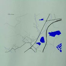 Chlumec 403 39 mapa s vodními toky