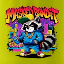 Mýval - masked bandit grafitti