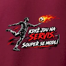 Nohejbalový pekelný servis