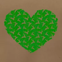 Vánoční jeleni v srdci