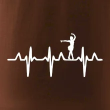 EKG tanečnice salsy