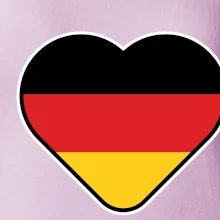 Germany love velké - Německá vlajka