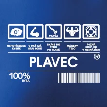 Čárový kód  - Plavec/plavkyně