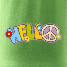 Hello hippie symbol