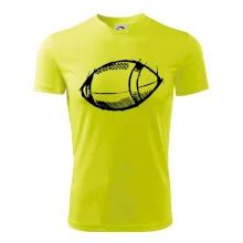 Americký fotbal míč skica