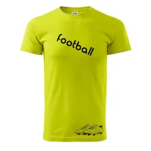 FOOTBALL nápis šikmo FOOTBALL nápis šikmo