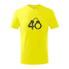 Narozeninové tričko pro policajta - pouta 40