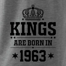 Kings are born in 1963