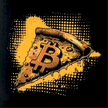 Bitcoin oranžová pizza Bitcoin oranžová pizza