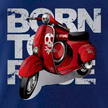 Scooter born to ride red