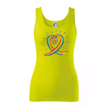 Srdce pride duha kreslená