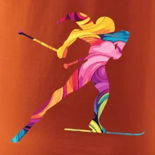 Barevná běžkařka