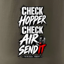 Kontrola zásobníku check hopper air paintball