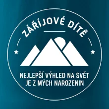Zářijové dítě. Nejlepší výhled na svět je z mých narozenin