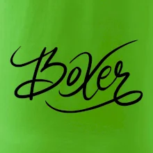 Boxer - nápis okrasný