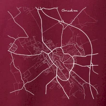 Černobílá mapa Chrudim