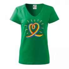 Srdce pride duha kreslená