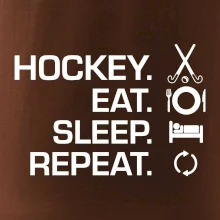 Pozemní hokej eat sleep repeat
