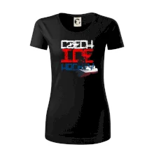 Czech ice hockey - nápis a vlajka - Mistrovství světa v ledním hokeji 2026