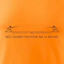 Můj osobní prostor má 14 metrů