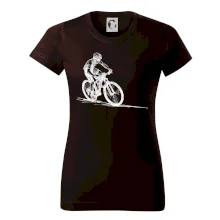 MTB kreslený cyklista