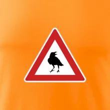 Dopravní značka - Pozor havran
