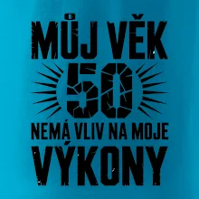 Můj věk nemá vliv na moje výkony