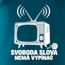 Svoboda slova nemá vypínač retro televize