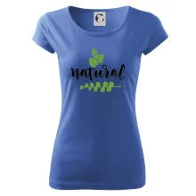 Natural - nápis v listech
