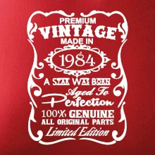 Vintage Etiketa - 1984