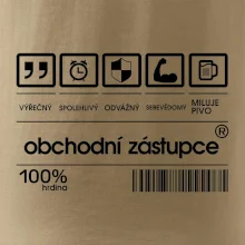 Čárový kód obchodní zástupce