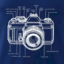 Nákres starý fotoaparát