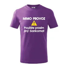 Mimo provoz - použijte jiný bankomat