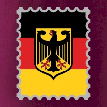 Německá známka - vlajka