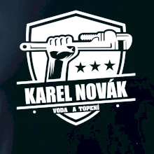 Instalatér - Erb vlastní nápis