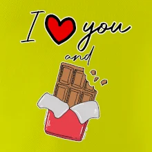 I love you and chocolate
