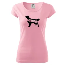 Zlatý retrívr máma obrys