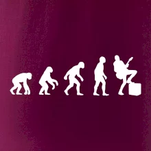 Evoluce kytarista - noha na kombu