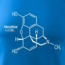 Molekulární struktura Morfin