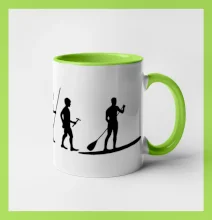 Evoluce paddleboard muž