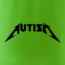 Autism rock nápis