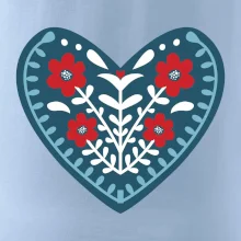 Folklor - srdce modré plné
