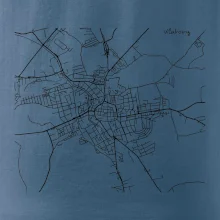 Mapy měst černobílé Klatovy