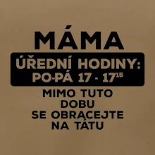 Máma - úřední hodiny