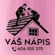 Tričko pro pokrývače - Dva dělníci