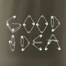 Good Idea nápis zavírací špendlík