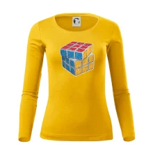 Rubikova kostka kreslená