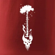 Kytara strom a lebka