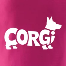 Corgi nápis v těle